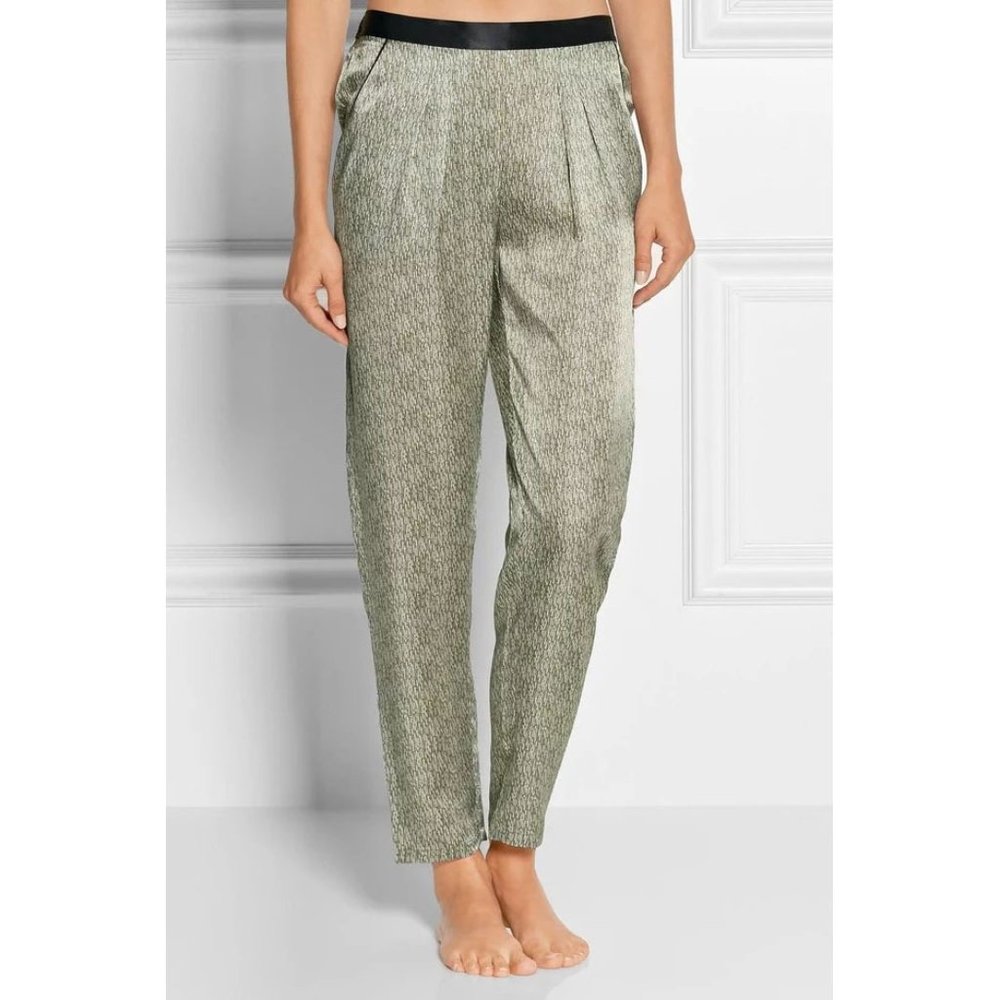 ERES PARIS; Silk Straight Leg Pant Trouser